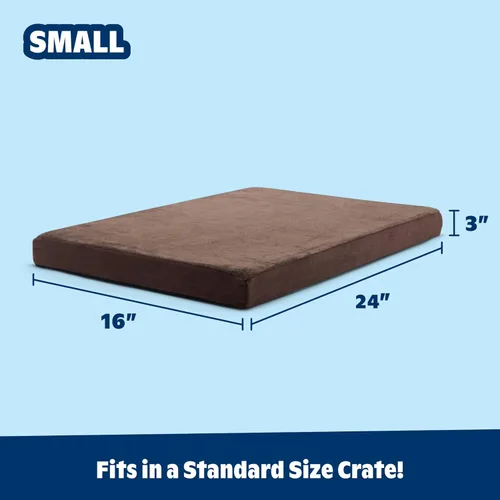 Miniatura 3 de Barkbox Cama ortopédica para perros Cómodo colchón de espuma viscoelástica para alivio de las articulaciones Soporte de cabeza y cuello Espresso