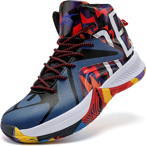 WETIKE - zapatillas de básquetbol antideslizantes para niños y niñas, zapatillas para correr al aire libre (niños pequeñosniños grandes)