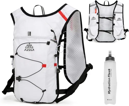 Miniatura 15 de TRIWONDER Mochila de hidratación para correr, chaleco de agua ligero para hombres y mujeres, paquete de agua de hidratación para ciclismo, correr