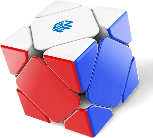 GAN Skewb 8 imanes, cubo magnético de velocidad Gans Skewb rompecabezas cubo mágico ligero GES Pro 90° corte de esquina para niños adultos