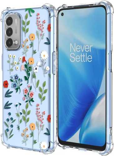 Miniatura 33 de Funda para OnePlus Nord CE 2 Lite 5G Clear Flower Phone Case Soft TPU a prueba de golpes, antiarañazos, funda protectora para 1+Nord CE2 Lite 5G