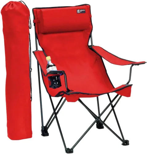 Miniatura 7 de TravelChair - Silla clásica Bubba con almohada ajustable, silla plegable grande para exteriores, capacidad de 300 libras, color negro, talla única