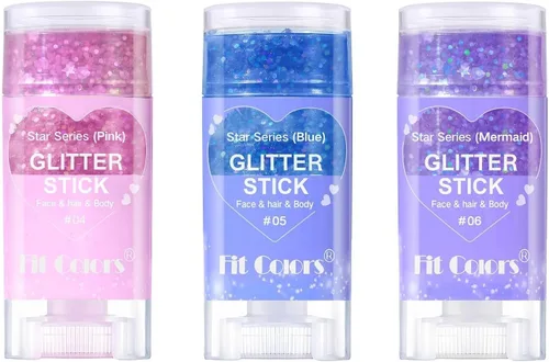 Miniatura 7 de Gel con purpurina para el cuerpo y la cara: Accesorios para conciertos de cantantes, disco, festival, rave, maquillaje con purpurina facial, 150 ml