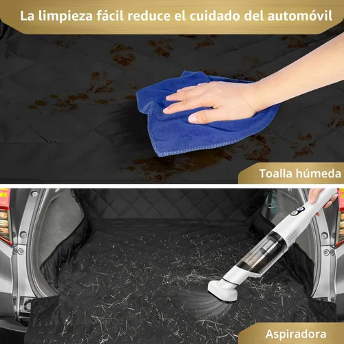 Miniatura 6 de F-color Forro de carga para perros SUV, resistente al agua, cubierta de carga para mascotas, tapete para asiento de perro de tamaño mediano, SUV