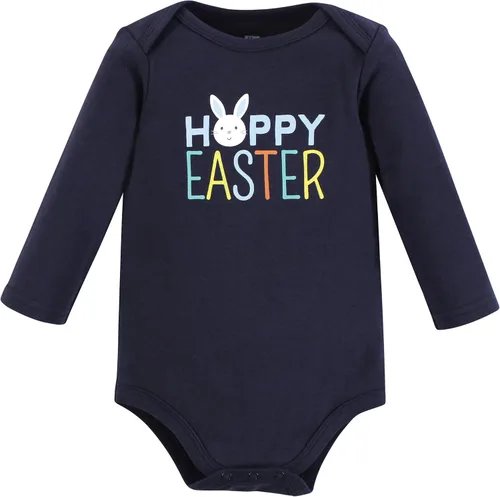Miniatura 38 de Hudson Baby Body unisex de algodón de manga larga para bebé, leopardo rosa rojo