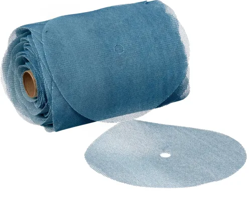 Miniatura 8 de 3M Rollo de disco Blue Net 36450, 3 pulgadas, grado 120+, paquete de 100, el mejor en su clase, prácticamente libre de polvo, rollo de hoja abrasiva