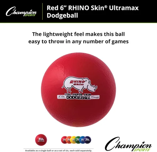 Miniatura 7 de Champion Sports Rhino Skin Ultramax Dodgeballs