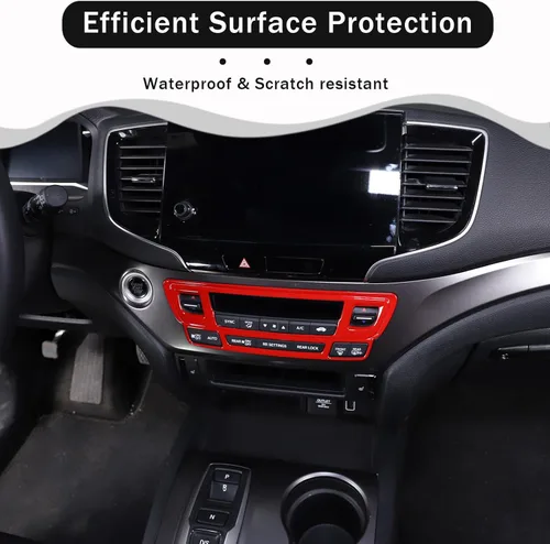 Miniatura 3 de Funda de Marco para Botón de Modo de Aire Acondicionado de Consola Central para Honda Pilot 2016-2022/ Honda Ridgeline 2017-2023/ Honda Passport