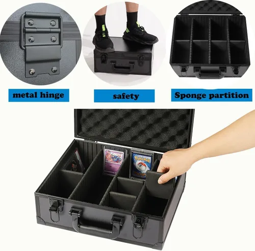 Miniatura 4 de Azamou Toploaders - Caja de almacenamiento para tarjetas rígidas de 3 x 4 pulgadas de 35 puntos, tarjetas comerciales y deportivas, tarjetas