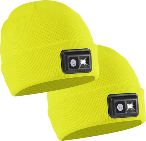 Miniatura 36 de POWERCAP - Sombrero LED con luz de 150 lúmenes, forro polar recargable con faro incorporado brillante, impermeable, cálido, talla única Mossy Oak