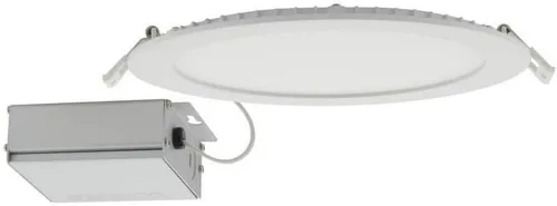 Miniatura 9 de Satco CCT Downlight LED de ajuste delgado con lente plana con controlador remoto, cuadrado de 8 pulgadas, color blanco