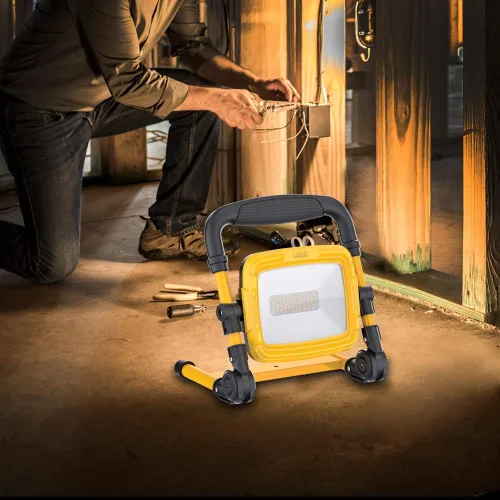 Miniatura 2 de Feit Electric Luz de trabajo LED de 35 W, 3000 lúmenes, luz de inundación ultra brillante, luz de trabajo LED portátil enchufable, clasificación