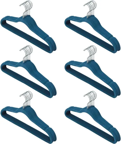 Miniatura 21 de Perchas de terciopelo, 10 unidades (8 colores)