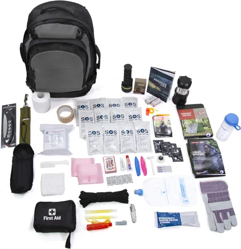Kit de supervivencia prémium para 4 personas