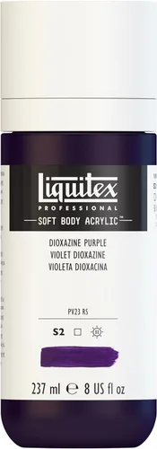 Miniatura 76 de Liquitex Professional Soft Body - Pintura acrílica, botella de 2 onzas (59 ml), blanco titanio Titanio Blanco