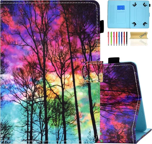 Miniatura 18 de Dteck Funda universal (9.6" a 10.5") - Funda plegable de cuero con tapa para tableta Android 10 10+ pulgadas/Samsung Galaxy Tab 9.6 9.7 10.1 10.4