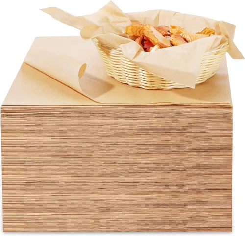 Fumete Paquete de 500 hojas de papel encerado de 12 x 12 pulgadas para comida delicatessen, antiadherente, hamburguesas, hamburguesas, sándwiches,