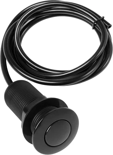 Miniatura 5 de Botón de interruptor activado por aire con manguera de aire, botón blanco superior del fregadero para parte de eliminación de residuos de alimentos