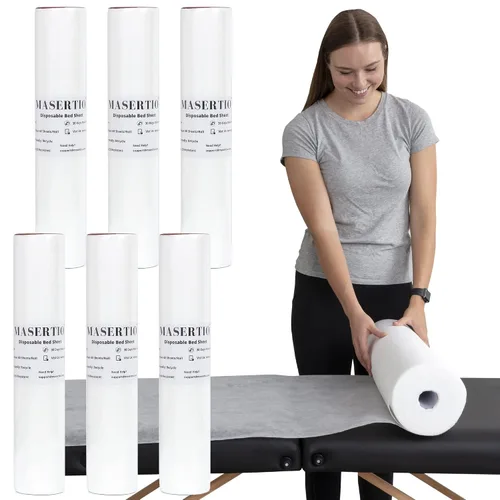 Miniatura 10 de Funda Desechable para Cama de Masaje - Material Desechable No Tejido - Ideal para Spa, Mesa de Masaje, Tatuaje, Mesa de Depilación con Cera