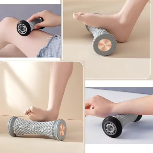 Miniatura 3 de Rodillo de masaje de pies, entrenador manual para aliviar la fascitis plantar, dolor de talón y arco de pies y masaje de tejido profundo, masajes