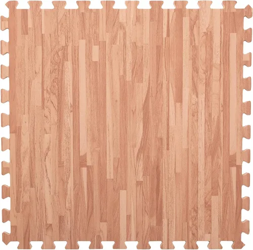 Miniatura 7 de IncStores baldosas de madera blanda de 2' x 2' con bordes 5/8" - Roble oscuro