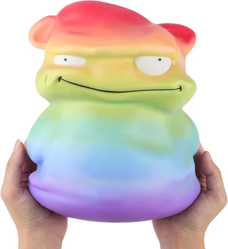 Miniatura 4 de Anboor Juguete gigante de monstruo arcoíris de 9.9 pulgadas, juguete Kawaii Gaint suave animal de levantamiento lento y perfumado, juguete