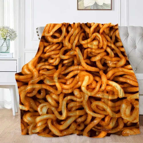 Miniatura 33 de Manta de frijoles horneados 3D para niñas, niños, suave y acogedora manta de vellón divertida para cama, sofá, sillas, para todas las estaciones