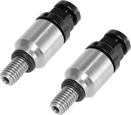 Miniatura 6 de Motoforti 2 unids M5x0.8 motocicleta tornillo horquilla aire purgador válvula para Honda para Yamaha para Suzuki para Kawasaki negro
