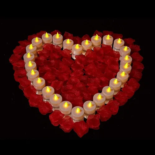 Miniatura 3 de Velas de té con control remoto, vela LED parpadeante sin llama, de larga duración, más de 400 horas, funciona con pilas y temporizador