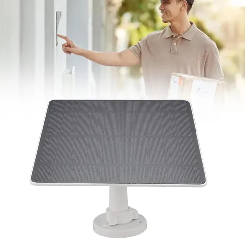 Miniatura 9 de Panel solar de 12 W para cámara de seguridad al aire libre, panel solar USB IP65 con soporte ajustable para linterna de ventilador de timbre