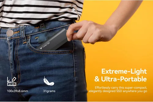 Miniatura 9 de Extreme SSD portátil de 500 GB, SSD externo ultrarrápido y ligero para juegos, estudiantes, profesionales, elegante y resistente, mini unidad