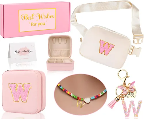 Miniatura 22 de Riñonera personalizada para niñas, Blanco Rosa, Small
