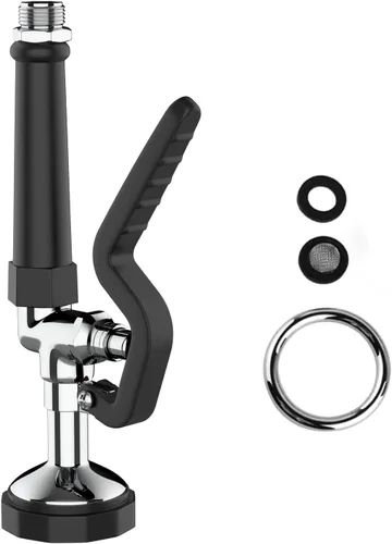 Miniatura 7 de Pulverizador de preenjuague para fregadero comercial, boquilla de pulverización de 1.42GPM con mango ergonómico, piezas de grifo para fregadero