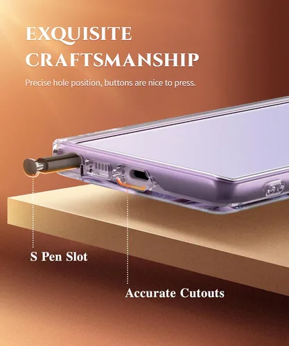 Miniatura 7 de GVIEWIN para Samsung Galaxy S23 Ultra Funda con cubierta deslizante para cámara, [Protector de pantalla incorporado] [2 Marcos frontales] Funda