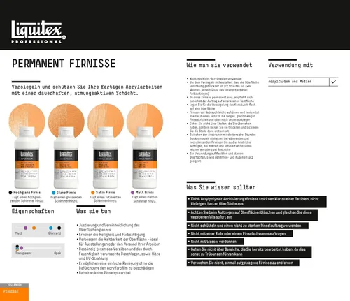 Miniatura 4 de Liquitex Professional - Barniz brillante, 237 ml (8 onzas)