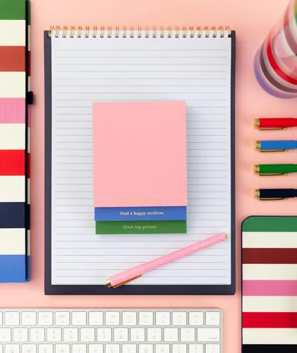 Miniatura 2 de Kate Spade New York Cuaderno Grande de Rayado Universitario, Cuaderno de Espiral Superior con 160 Páginas, Bloc de Escritura de 11.75" x 8.5", Rayas