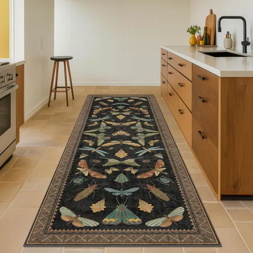 Miniatura 31 de Hazo Haus Alfombra de Baño Bohemia Lavable 2x3, Alfombras Pequeñas para Cocina, Tocador, Puerta Principal Entrada Interior, Antideslizante Pelo Bajo