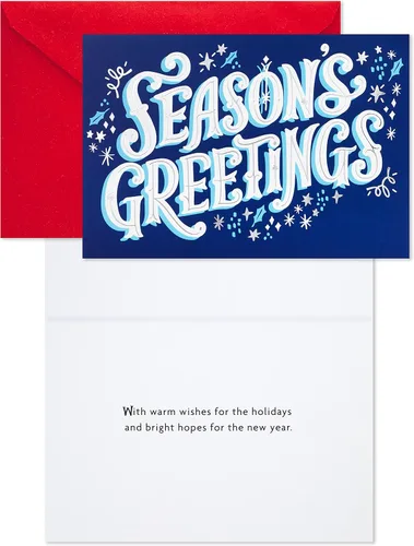 Miniatura 2 de Hallmark - Tarjetas navideñas, “Season's Greetings” (10 tarjetas con sobres)