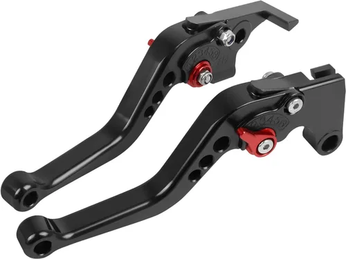 HAONEL Conjuntos de Palancas de Freno y Embrague Cortas CNC de Aluminio Compatibles con Kawasaki Ninja 650R ER-6F ER-6N 2009-2016/ Ninja 400R 2011/