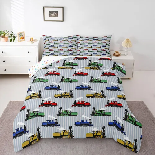 Miniatura 41 de Feelyou Juego de edredón de música rock para niños, edredón colorido con estampado de mariposas para niños y niñas, juego de ropa de cama de Multi