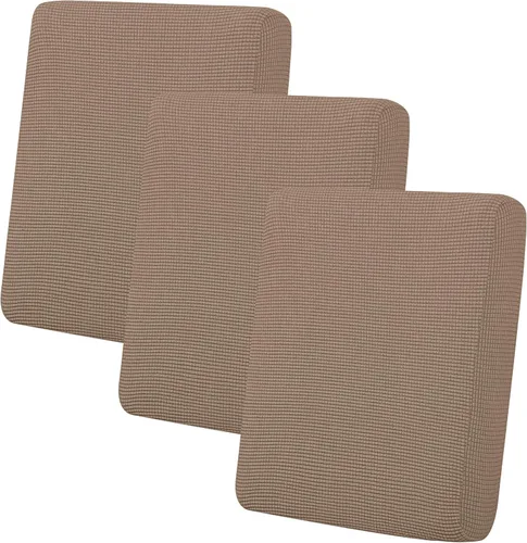 Miniatura 21 de Easy-Going - 4 Fundas de cojín elásticas para sofá seccional, izquierda/derecha, en forma de L, funda de asiento antideslizante, suave, flexible