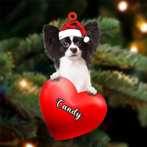 Miniatura 165 de Adornos de Navidad personalizados para perros, nombre personalizado, adorno de Malamute de Alaska, adornos acrílicos, regalos de Navidad, amantes