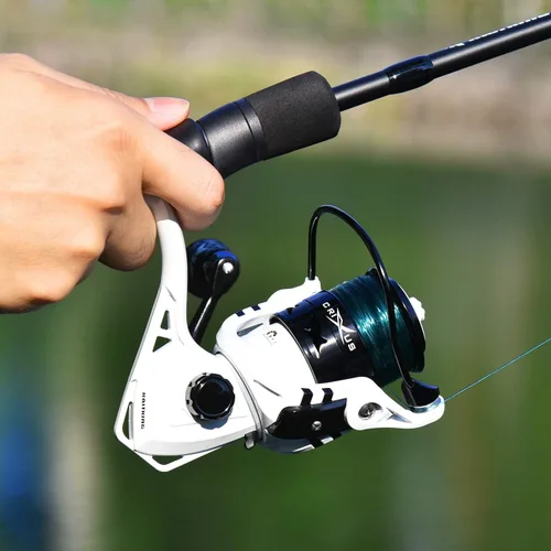 Miniatura 5 de KastKing Crixus Fishing Rod and Reel Combo, High Performance Spinning & Baitcaster Combo, IM6 Graphite 2Pc Blanks, Zirconium Oxide Rings
