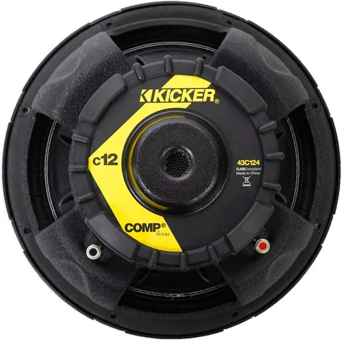 Miniatura 7 de KICKER 40c124 12" 300 vatios solo 4-ohmios SVC subwoofer de audio para coche