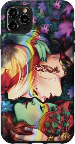 Miniatura 13 de iPhone 16 DC Comics Pride Harley Quinn & Poison Ivy Nose Touch Case