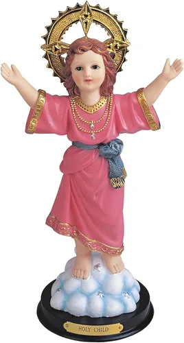 ICE Armor Estatua de Santo Divino Nino de 12 pulgadas de alto, estatua divina para niño Jesús, decoración religiosa, escritorio de oficina, hogar,