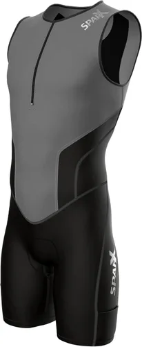 Traje de triatlón Sparx X para hombre, para ciclismo, natación y atletismo Gris