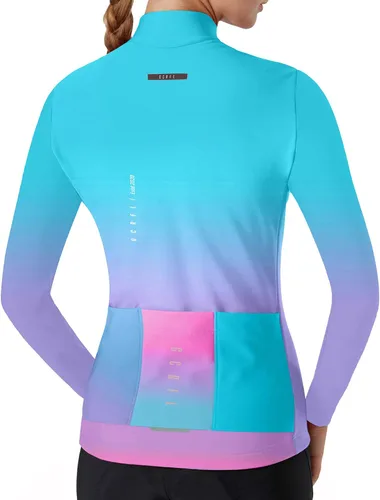 Miniatura 3 de Chaqueta térmica de invierno para mujer, a prueba de viento, para clima frío, pantalones de bicicleta, conjunto de ropa softshell cortavientos