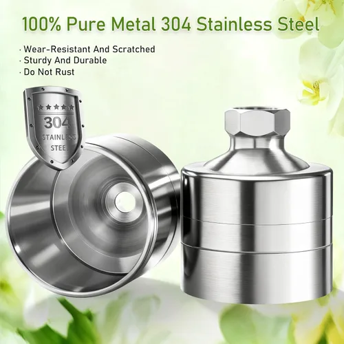 Miniatura 6 de Filtro de ducha de metal de alta calidad con vitamina C, material de acero inoxidable 304, agua blanda limpia, elimina el 99% de cloro, mejora tu