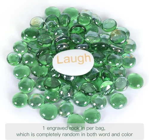 Miniatura 4 de Piedras preciosas de vidrio verde esmeralda de 10 libras, canicas de vidrio plano y vidrio esmerilado mezclado con verde, ideal para acuarios